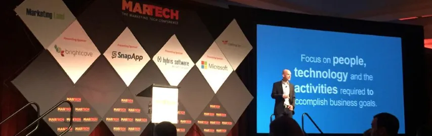 Isaac Wyatt Presenting at the MarTech Conference